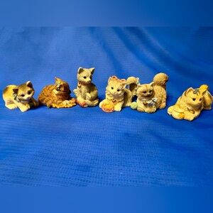 Great Deal 🤩  Set of 6 Collectible Figurines ~ Numbered & Registered